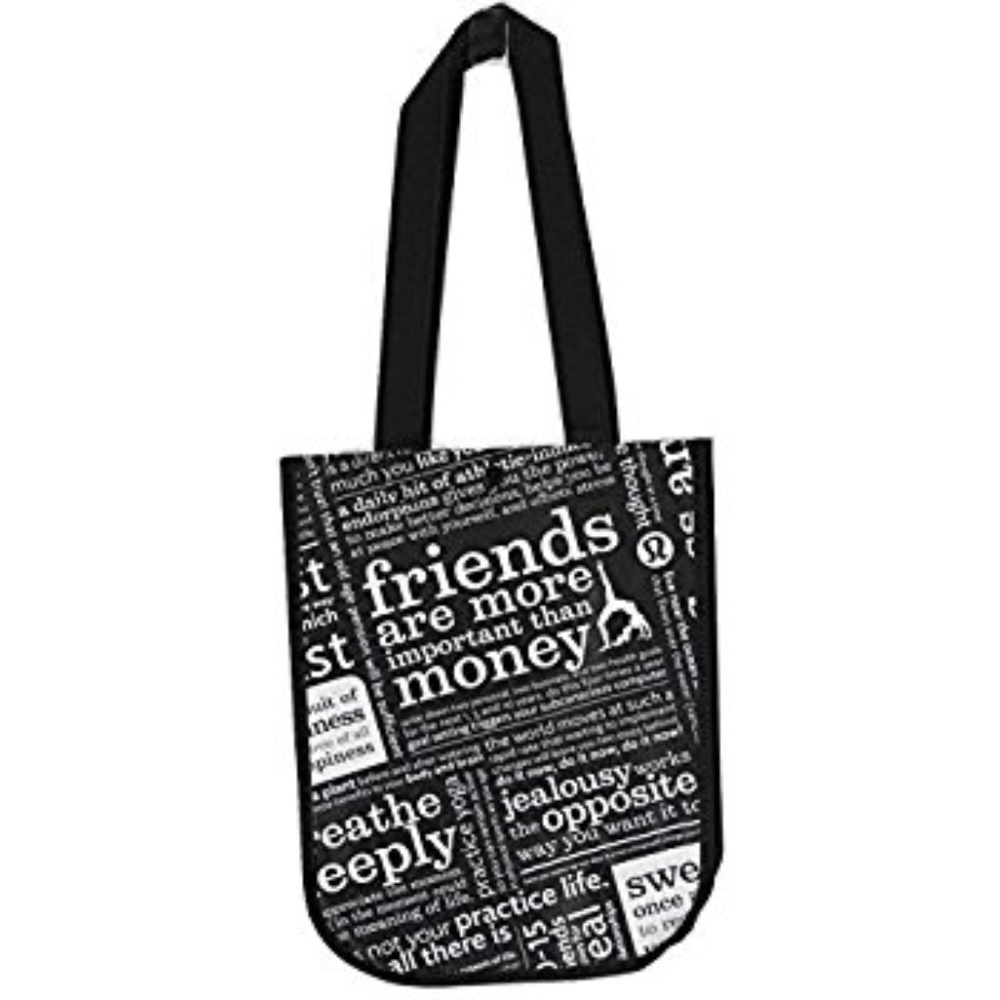 *LIMITED EDITION* Lululemon black graphic bag